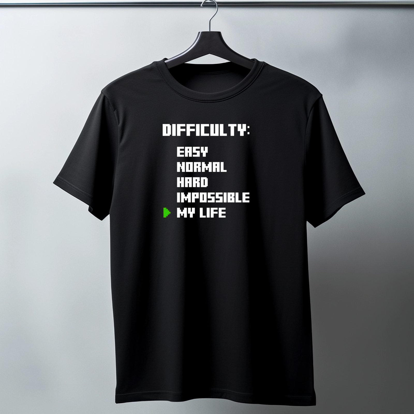 Difficulty Mode: My Life – Gamer Tee