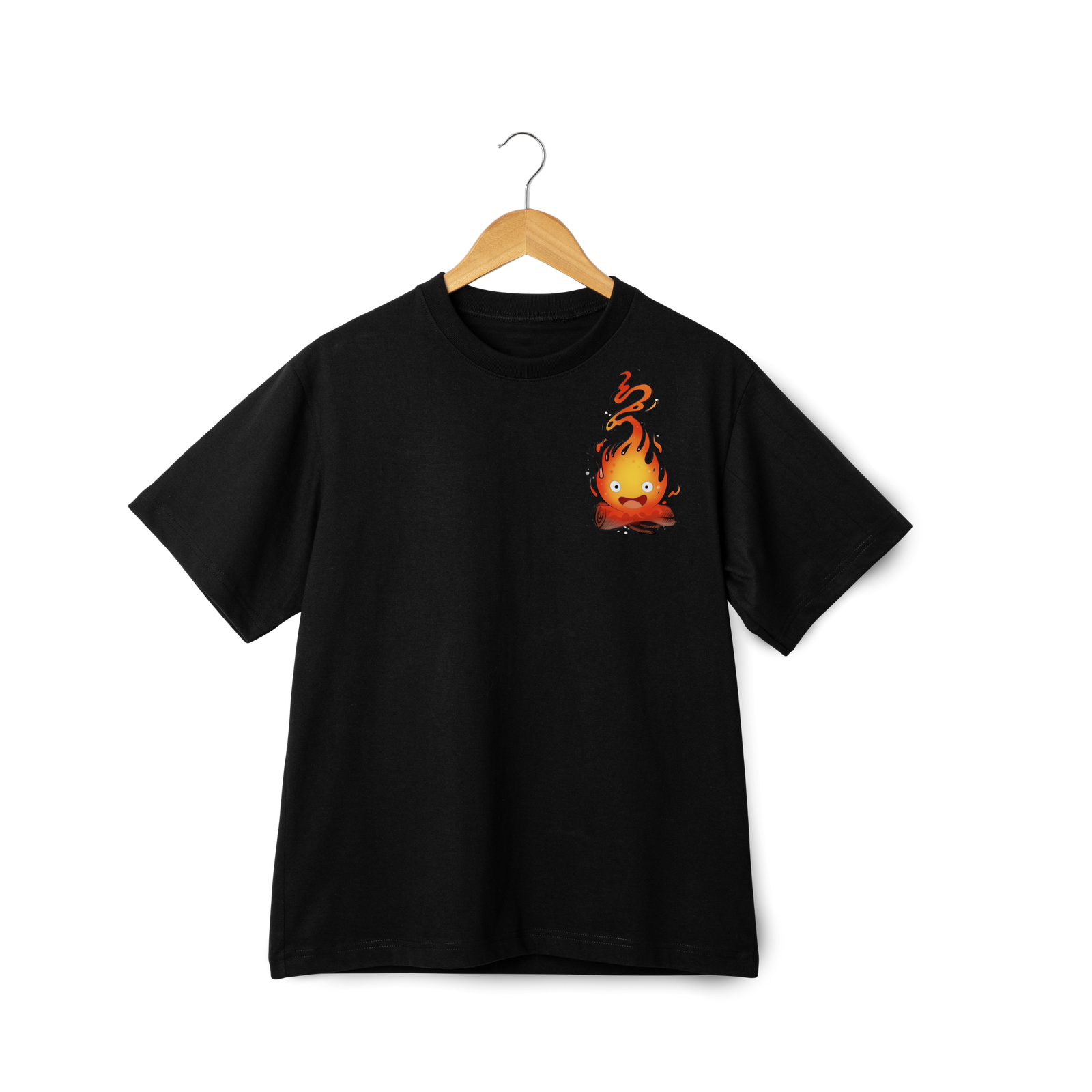 🔥 Calcifer Flame Pocket Tee