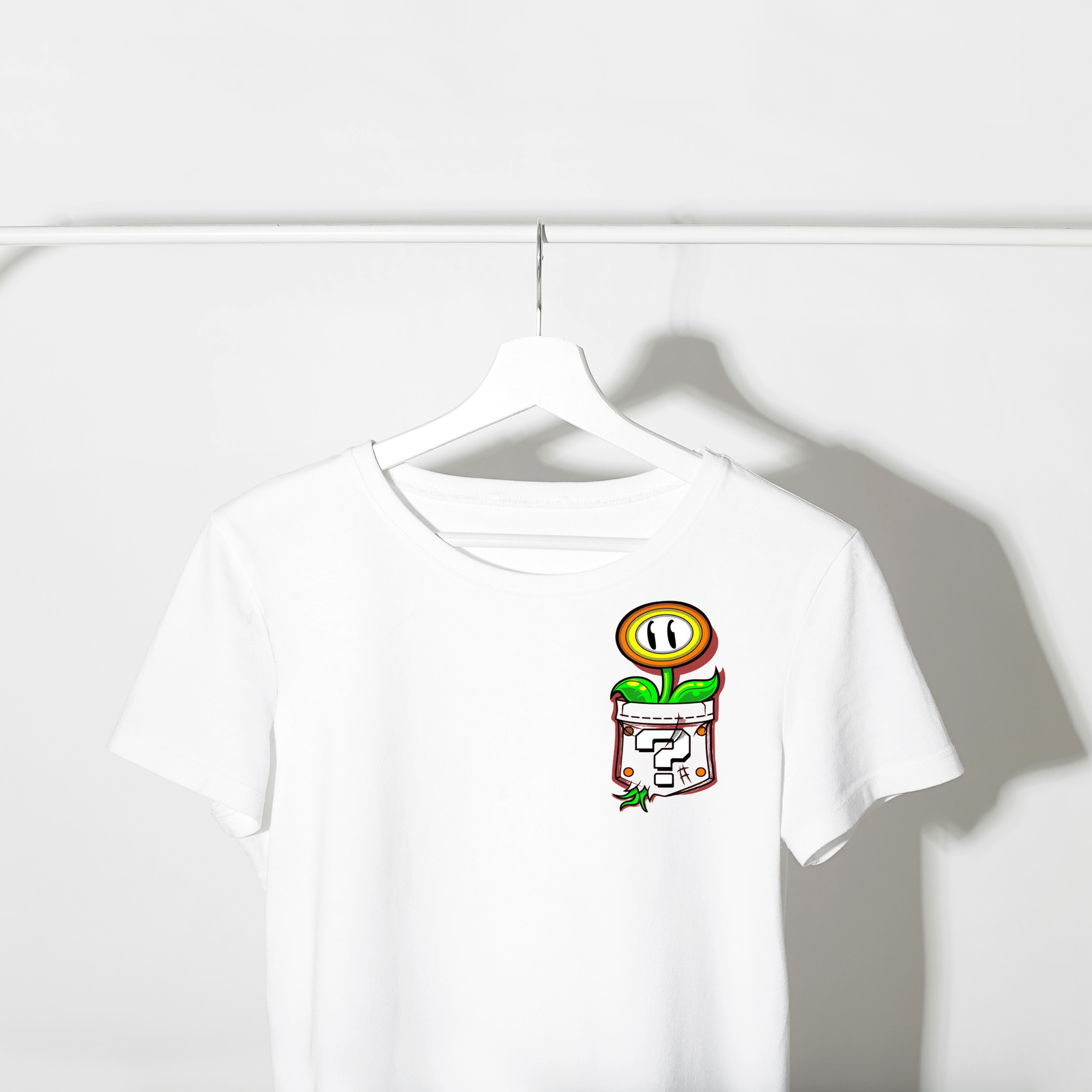 Pocket Power Tee – Fire Flower Edition