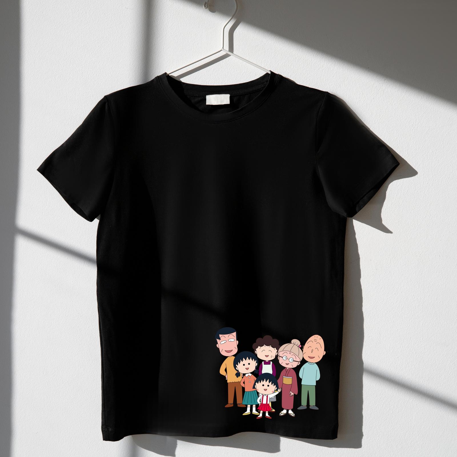 Maruko-Chan Family T-Shirt – Nostalgic Anime Tribute