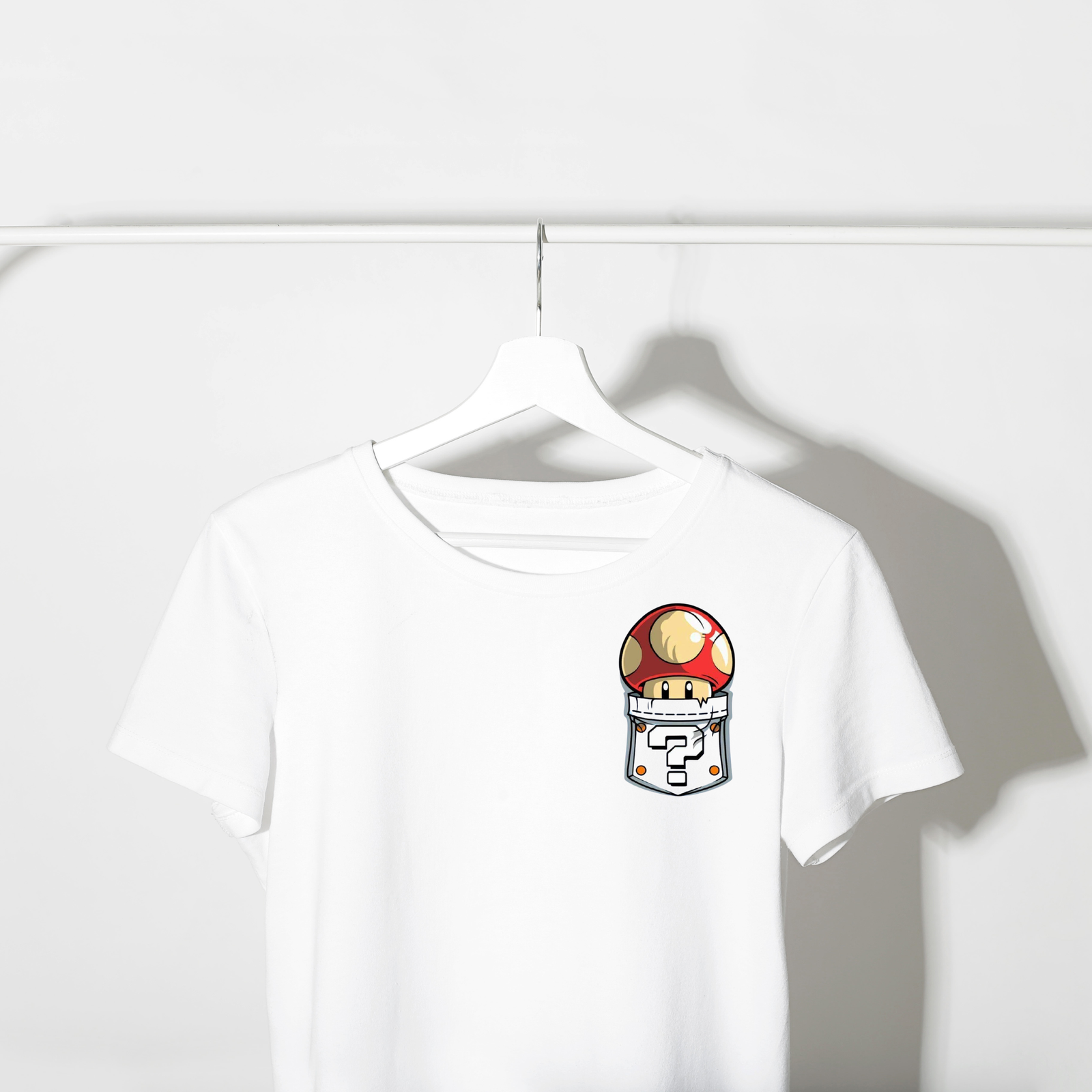 🍄Power-Up Pocket Tee – Mario Edition